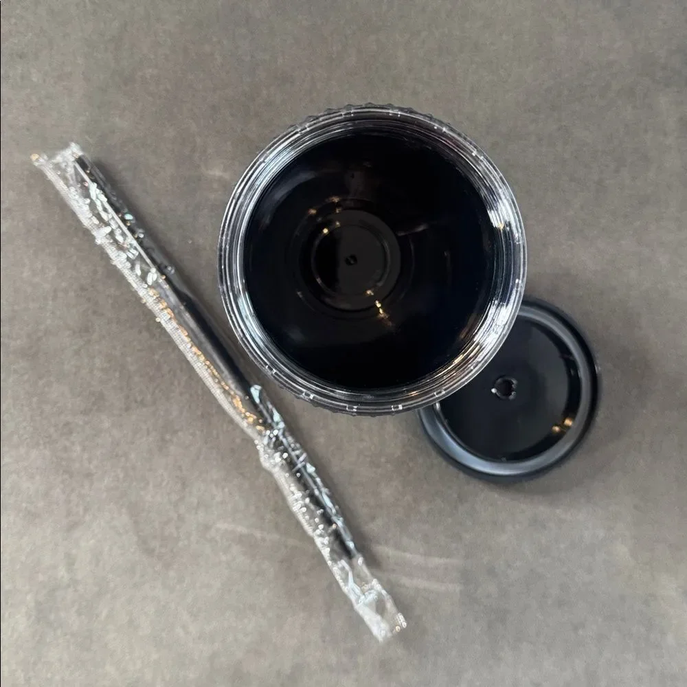 Starbucks Venti Matte Black Studded Tumbler 24oz NEW